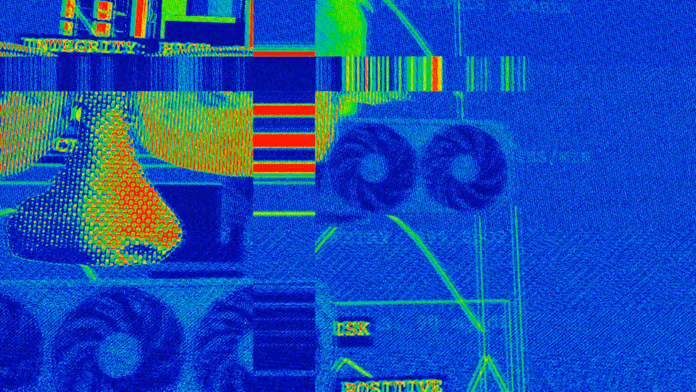 Jensen Huang -Glitch Kinetic Art